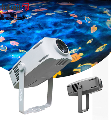 200Watt Outdoor Waterproof Gobo Water Wave Blue Dynamic Ripple Stage Effect โลโก้ โลโก้ แสง LED โปรเจคเตอร์