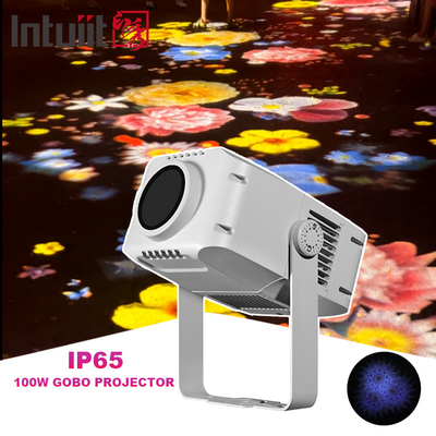 100w แปลงโฆษณาภายนอกหมุนกันน้ํา LED โลโก้ โปรเจคเตอร์แสง