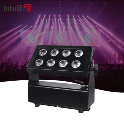 8X15W กันน้ํา IP65 แบตเตอรี่พลังงาน DMX LED ผนัง Washers ไฟ