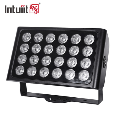 24x10W RGBW 4 IN 1 กลางแจ้ง IP65 Led Wall Washer แสงน้ําท่วม