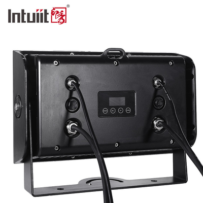 ไฟเวที LED ขับเคลื่อนด้วยแบตเตอรี่ขนาด 8 × 15W RGBW พร้อมรีโมตคอนโทรล