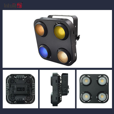 ไฟ LED Blinder 4 ตา กำลังไฟ 400W กันน้ำ สี RGB วอร์มไวท์ อำพัน สำหรับเวที แสงส่องผู้ชม IP65