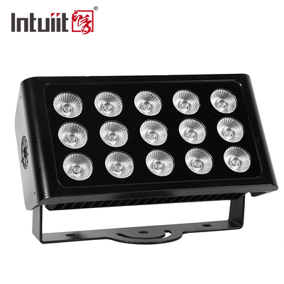 ไฟฟ้ากลางแจ้ง 80W RGBW LED ไฟฟ้าน้ําท่วม DMX เครื่องซักผนังสําหรับอาคาร สถาปัตยกรรมหน้าผา สวนทัศนศิลป์ ปาร์คเมือง ไฟฟ้า สวนมิตร