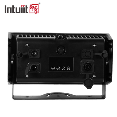 ไฟฟ้ากลางแจ้ง 80W RGBW LED ไฟฟ้าน้ําท่วม DMX เครื่องซักผนังสําหรับอาคาร สถาปัตยกรรมหน้าผา สวนทัศนศิลป์ ปาร์คเมือง ไฟฟ้า สวนมิตร