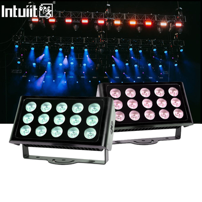กันน้ํา IP65 สีเมือง COB 80W RGBW กลางแจ้ง Led Wall Wash แสงน้ําท่วม
