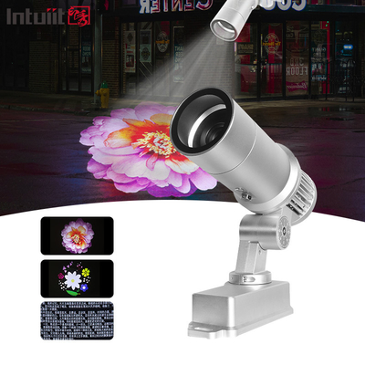 กันน้ําภายนอก IP65 60W โปรเจคเตอร์โลโก้เลเซอร์ LED โฆษณา