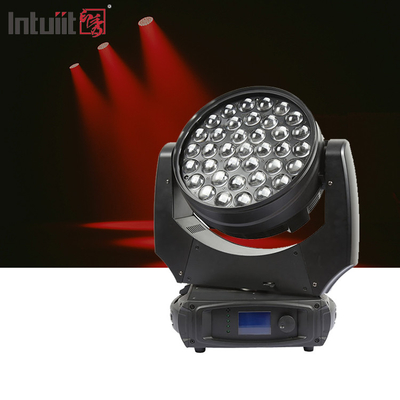 37x10W Zoom Beam Wash ขับเคลื่อนแสงหัวสําหรับผลประกายเวทีด้วย RGBW 4in1 LED และ DMX Control Dj Disco และไนท์คลับ