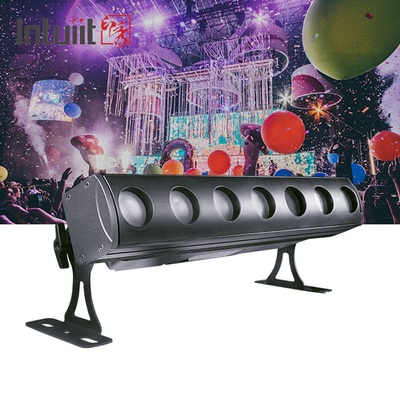 7x15W LED RGBW กันน้ําภายนอกเวทีไฟ Pixel Bar