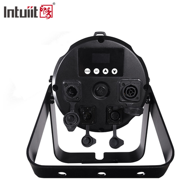 200W COB LED Light ลินีเออร์ซูม 10 ถึง 55 องศา RGBW ห้องประชุมโรงละคร Flood Light DMX LED Par