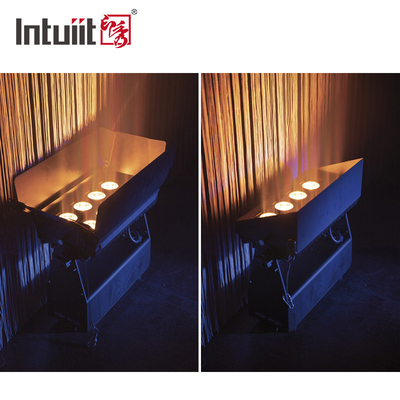IP65 กันน้ํา 8x10w แบตเตอรี่ไร้สาย Powered Par Uplight Dmx Stage Led Wall Washer Light