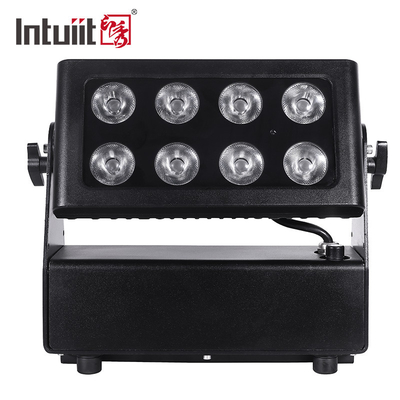 IP65 กันน้ํา 8x10w แบตเตอรี่ไร้สาย Powered Par Uplight Dmx Stage Led Wall Washer Light