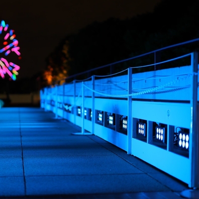 6x5W 4pcs LED Beads Outdoor Square IP65 กันน้ํา DMX สเตจ ไลท์ แสงน้ําท่วม RGBW 4 ใน 1