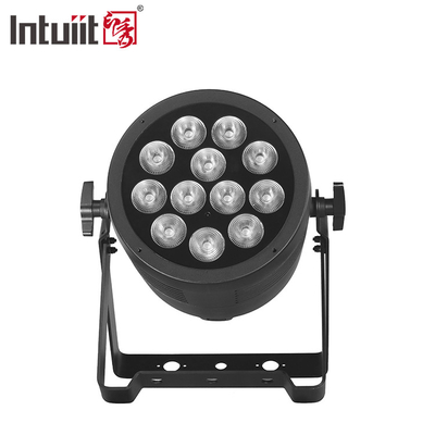 IP65 กันน้ํา กลางแจ้ง DJ สเตจ ไฟ 12x20W RGBWA UV 6in1 อลูมิเนียม LED Par ไม่มีเสียง Disco ล้างผลกับ DMX512