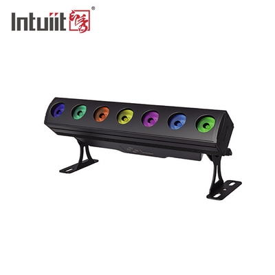 DMX Rgbw เปลี่ยนสี 7x15W ล้างบาร์ ไฟ Ip65 Led Wall Washer นอก