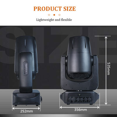 หัวเคลื่อนเลเซอร์แบบกันน้ํา IP66 ใหม่ 100W CMY แสงคมคมสําหรับกลางแจ้ง