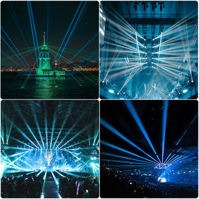 แสงเลเซอร์หัวเคลื่อนที่ 100W CMY สําหรับงานแต่ง DJ คลับ โรงละคร การแสดงเวที