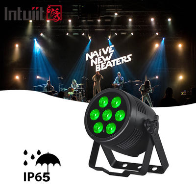 7x20W RGBWAUv 6in1 Par Uplight LED Par stage Lighting การส่องแสง