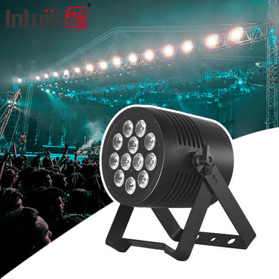 ไฟฉายเวที LED นอก DMX 12pcs*20W 6 in 1 RGBWA UV แสงกันน้ํา Par Light สําหรับงานแต่ง / เวที / ดิสโก้ / แสงคอนเสิร์ต