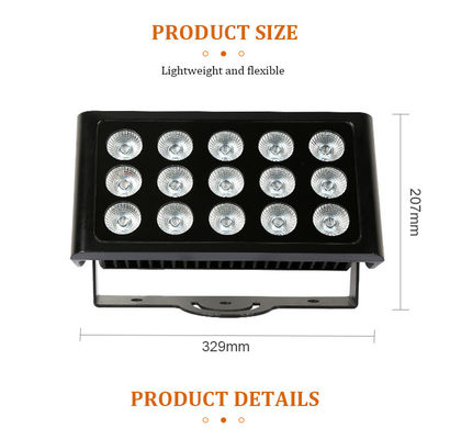 DMX512 80W RGBW 4in1 IP65 กันน้ํา DJ งานแต่ง สเตจ ซิตี้ เครื่องล้างผนังกลางแจ้ง LED ล้างไฟน้ํา