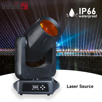 ไฟเลเซอร์หัวเคลื่อนที่กันน้ำ IP66 100W สำหรับอุปกรณ์ไฟเวทีสำหรับงานแต่งงาน การแสดงดีเจ ไนต์คลับ บาร์