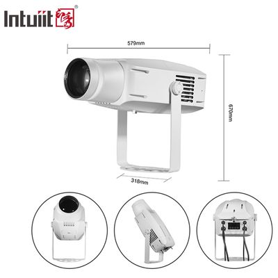 IP65 ไฟคลื่นน้ำกลางแจ้งกันน้ำ 400W ไฟโปรเจคเตอร์เอฟเฟกต์คลื่นน้ำทะเล ไฟบรรยากาศสำหรับตกแต่งร้านอาหาร