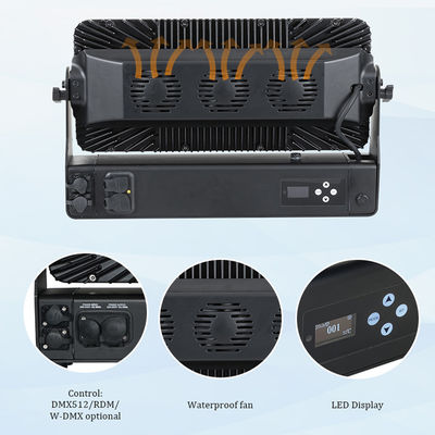 ไฟวอลล์วอชเชอร์ 40x10W RGBW 4-in-1 ไฟสปอร์ตไลท์กันน้ำสำหรับเมือง เวที สวนสาธารณะ อะลูมิเนียม ไฟ LED ล้าง