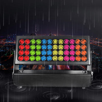 โรงงานขายส่ง 2000W LED Flood Light Outdoor IP65 48x40W RGBW 4in1 แสงล้างอาคารสรรค์สําหรับโครงการเสริมสวยเมือง