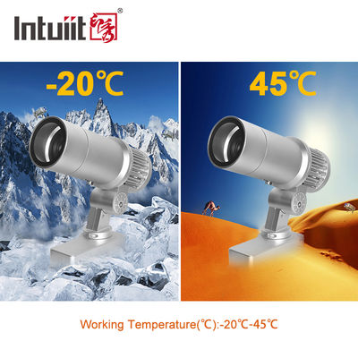 โปรแกรม 60W LED โปรเจคเตอร์โลโก้ Gobo Outdoor IP65 Rotating โปรเจคชั่นโฆษณา ไฟสําหรับร้านอาหาร บาร์ ร้านค้าบนถนน