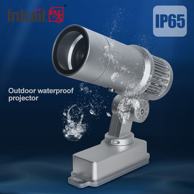 โปรแกรม 60W LED โปรเจคเตอร์โลโก้ Gobo Outdoor IP65 Rotating โปรเจคชั่นโฆษณา ไฟสําหรับร้านอาหาร บาร์ ร้านค้าบนถนน