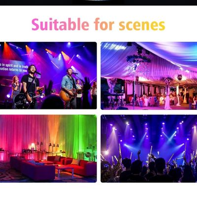 60x12W RGBW 4in1 Led par light Dj stage งานแต่ง dj disco led wash