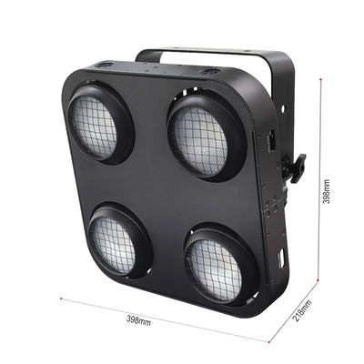 ไฟ LED Blinder 4 ตา กำลังไฟ 400W กันน้ำ สี RGB วอร์มไวท์ อำพัน สำหรับเวที แสงส่องผู้ชม IP65