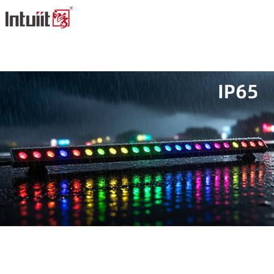 ไฟวอลล์วอชเชอร์ LED RGBW กันน้ำ IP65 24*2W โคมไฟอะลูมิเนียมสำหรับภายนอกอาคาร สำหรับสวนและภูมิทัศน์อาคารสูง