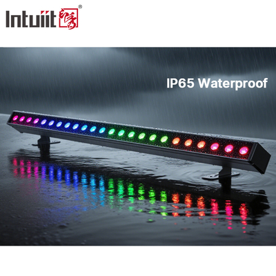 24x2W IP65 แบตเตอรี่กันน้ํา LED แสงล้างผนัง RGBW 4in1 แสงล้างผนังกลางแจ้ง
