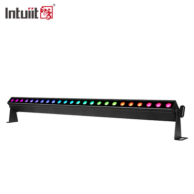 ไฟเวที DMX512 แบบ LED Wall Washer คุณภาพสูง 24X2W ใช้แบตเตอรี่ RGBW 4-in-1