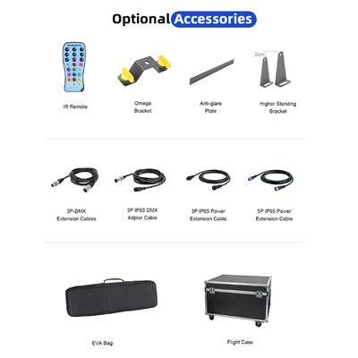 24x2W DMX LED BAR RGBW 4IN1 LED Stage Dmx512 เครื่องล้างผนัง ใช้ในบ้าน ไฟดีเจ ดิสโก้