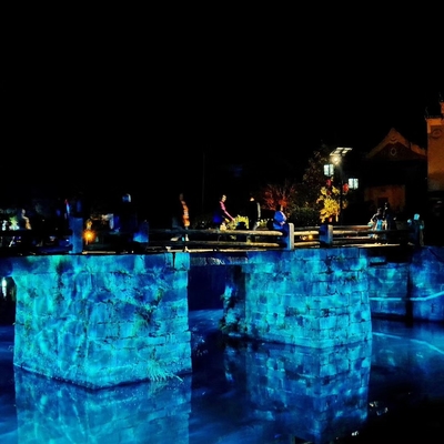 โปรเจคเตอร์ 100W ไฟคลื่นน้ํากลางแจ้ง มหาสมุทร ลื่นน้ํา ไฟแบบที่กําหนดเอง