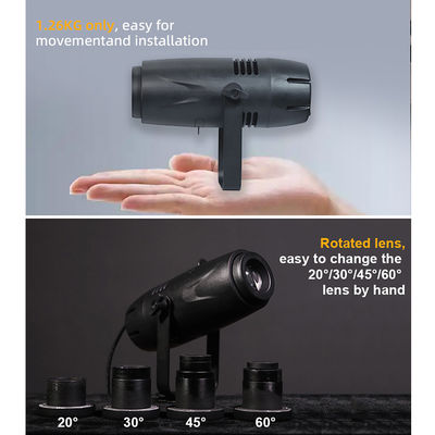 โลโก้ ไฟโปรเจคเตอร์ LED 40W Rotating โกโบ โปรเจคเตอร์ ไฟ