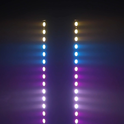 ไฟวอชไลท์ IP20 DMX512 โซลูชันเพลงอัจฉริยะขั้นสูง 24*2W ไฟ LED RGBW บาร์เชิงเส้น Wall Washer