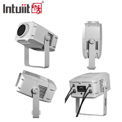 ไฟฉายโปรเจคเตอร์โลโก้ Gobo 100W — การฉายภาพรูปแบบกำหนดเอง DMX512 สำหรับภายนอกอาคาร IP65 สำหรับการโฆษณา อาคาร และงานอีเวนต์
