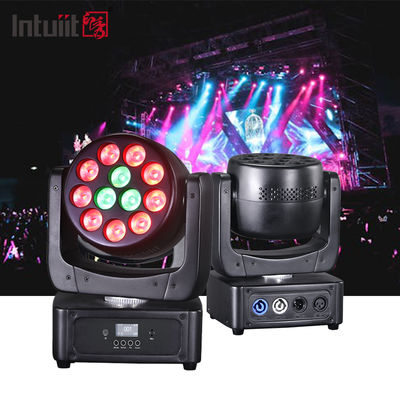 12x8W RGBW LED ขับเคลื่อนหัวล้างเวที ไฟดีสโก้ ปาร์ตี้ ผลกระทบแสง DMX การควบคุมสําหรับสวนสนุกกลางคืน