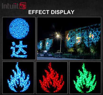 ไฟโปรเจคเตอร์โกโบคลื่นน้ำ LED กลางแจ้ง 400W IP65 สำหรับพิพิธภัณฑ์ สวนสนุก สถานที่รับประทานอาหาร