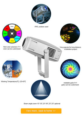 ไฟโปเกอร์สัญลักษณ์ LED แบบกันน้ําภายนอก 400W ไฟ IP65 สําหรับการฉายภูมิทัศน์