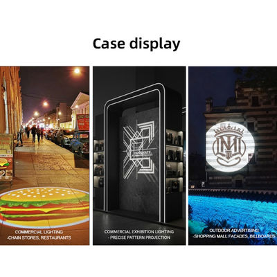 Customized advertising signs 60W static sign projector, LED advertising, waterproof outdoor projector sign