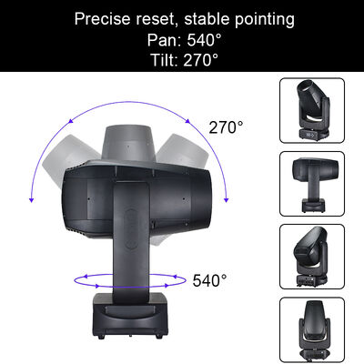CMY 280W LED Moving Head 3-in-1 Beam Spot Wash ไฮบริด แสงเวทีสําหรับเวทีมืออาชีพ งานเลี้ยงแต่งงาน การแสดงสด