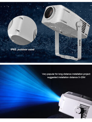 ไฟโฆษณากลางแจ้ง 100W ถึง 400W Led Gobo Light Business Sign Wall Projection Lamp