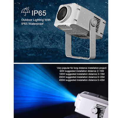 100w Led Outdoor Ip65 Water Ripple Gobo Projector มหาสมุทร LED ลมน้ํา แสงกระแสแสง