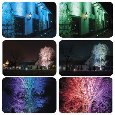 LED 40X10W RGBW 4 in 1 ภายนอก กันน้ํา เครื่องล้างผนัง เครื่องล้างผนัง สภาพภูมิภาพ Led Lamp Led Wallwasher ไฟโฟลท์