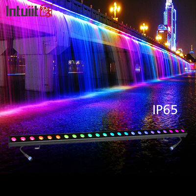 ไฟวอลวอชเชอร์แบบเส้นตรง 24*2W อลูมิเนียม RGBW DMX IP65 กันน้ำ สำหรับไฟโบสถ์ เวที กลางแจ้ง