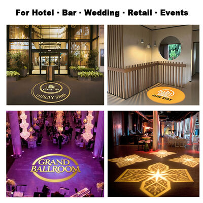 โปรเจคเตอร์โฆษณา LED 40W ความละเอียดสูง CE RoHs โปรเจคเตอร์โลโก้ Gobo