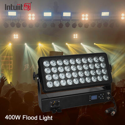 400w LED City Color Light Zoom Rgbw ภายนอก กันน้ํา ลานผืนดิน อาคารสูง แสงล้างผนัง